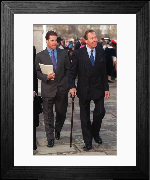 Framed Print : THE QUEENS ANNIVERSARY CELEBRATIONS - LORD LINLEY AND LORD SNOWDON AT GREENWICH FOR A Framed Print : THE QUEENS ANNIVERSARY CELEBRATIONS - LORD LINLEY AND LORD SNOWDON AT GREENWICH FOR A