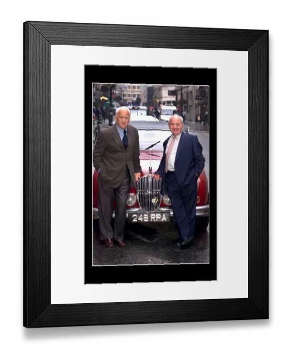 Framed Print : British Author Colin Dexter, Creator of the Inspector Morse mysteries seen here with Framed Print : British Author Colin Dexter, Creator of the Inspector Morse mysteries seen here with