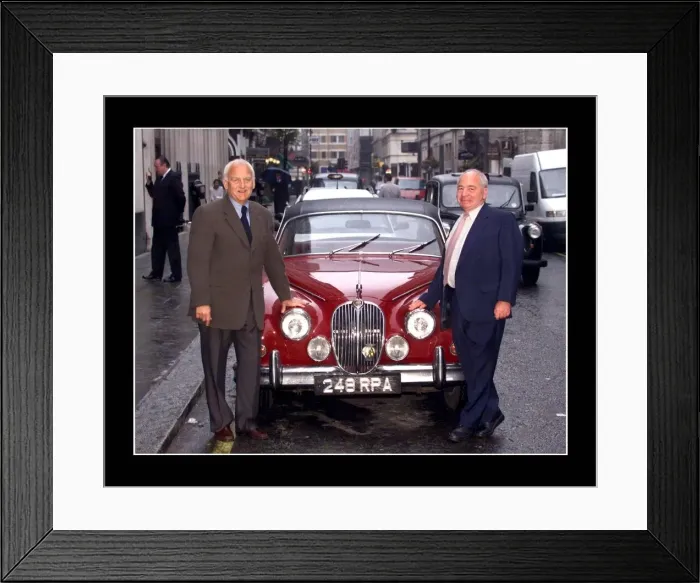 Framed Print : British Author Colin Dexter, Creator of the Inspector Morse mysteries seen here with Framed Print : British Author Colin Dexter, Creator of the Inspector Morse mysteries seen here with