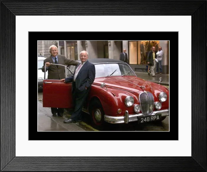 Framed Print : British Author Colin Dexter, Creator of the Inspector Morse mysteries seen here with Framed Print : British Author Colin Dexter, Creator of the Inspector Morse mysteries seen here with