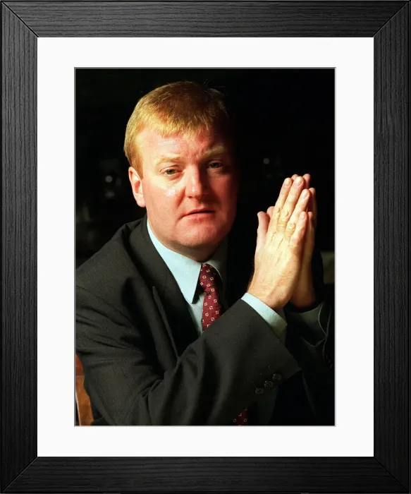 Framed Print : CHARLES KENNEDY MP PICTURED 23 / 09 / 1999 Framed Print : CHARLES KENNEDY MP PICTURED 23 / 09 / 1999