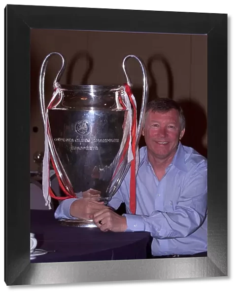 Sir Alex Ferguson with the Champions League Trophy - 26  /  05  /  1999