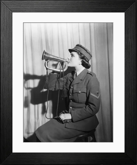 Framed Print : The Auxiliary Territorial Service was the womens branch of the British Army during Framed Print : The Auxiliary Territorial Service was the womens branch of the British Army during