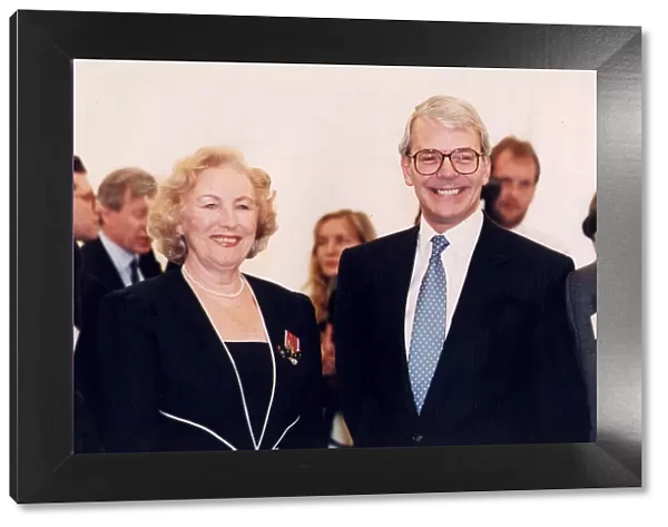 Dame Vera Lynn with Prime Minister John Major - April 1994