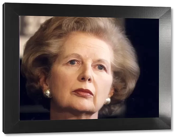 Margaret Thatcher at the Mstrict Referendum - 2nd February 1993. Neg No 93  /  1147