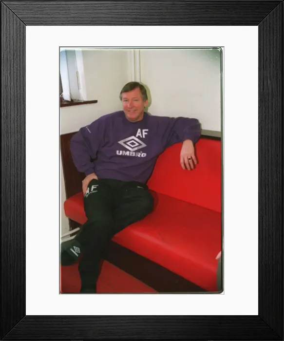 Framed Print : Sir Alex Ferguson - January 1995