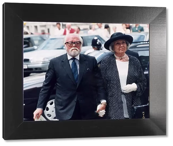 Sir Richard Attenborough and wife Sheila - July 1995