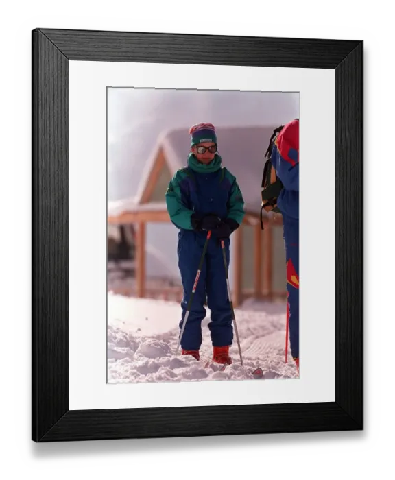 Framed Print : PRINCE WILLIAM DURING SKIING HOLIDAY IN LECH, AUSTRIA - 05 / 04 / 1993 Framed Print : PRINCE WILLIAM DURING SKIING HOLIDAY IN LECH, AUSTRIA - 05 / 04 / 1993