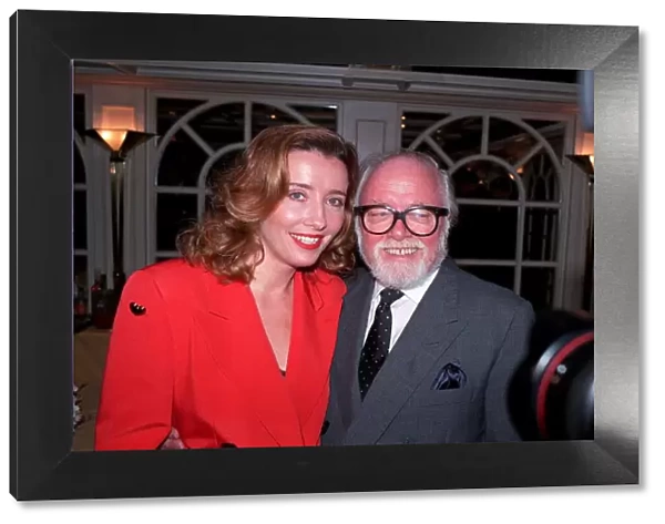 EMMA THOMPSON AND LORD ATTENBOROUGH AT THE SHOWBUSINESS PERSONALITY OF THE YEAR AWARDS