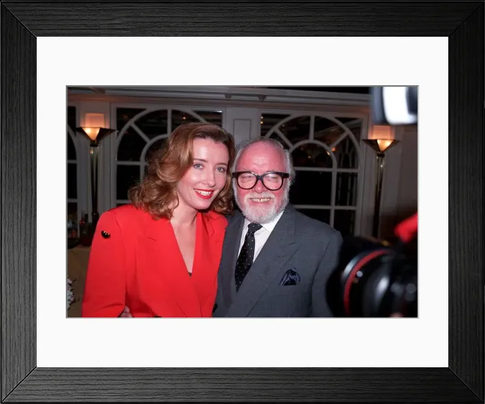Framed Print : EMMA THOMPSON AND LORD ATTENBOROUGH AT THE SHOWBUSINESS PERSONALITY OF THE YEAR AWARDS Framed Print : EMMA THOMPSON AND LORD ATTENBOROUGH AT THE SHOWBUSINESS PERSONALITY OF THE YEAR AWARDS