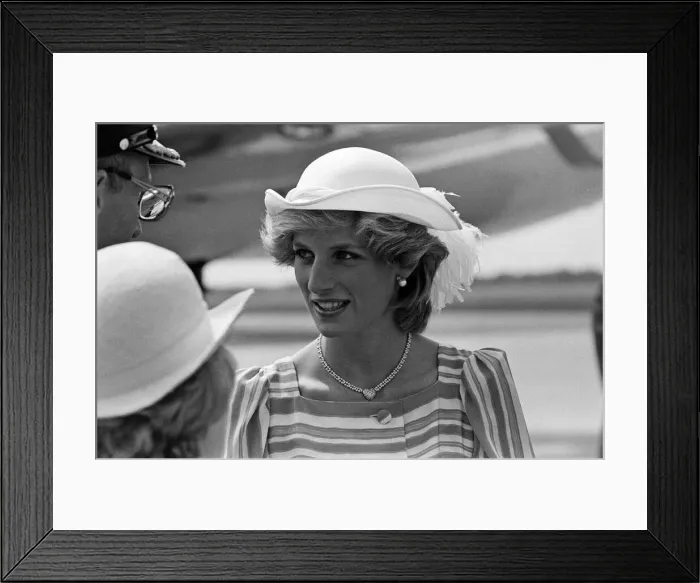 Framed Print : Diana, Princess of Wales in Ottawa, Canada. 15th June 1983 Framed Print : Diana, Princess of Wales in Ottawa, Canada. 15th June 1983