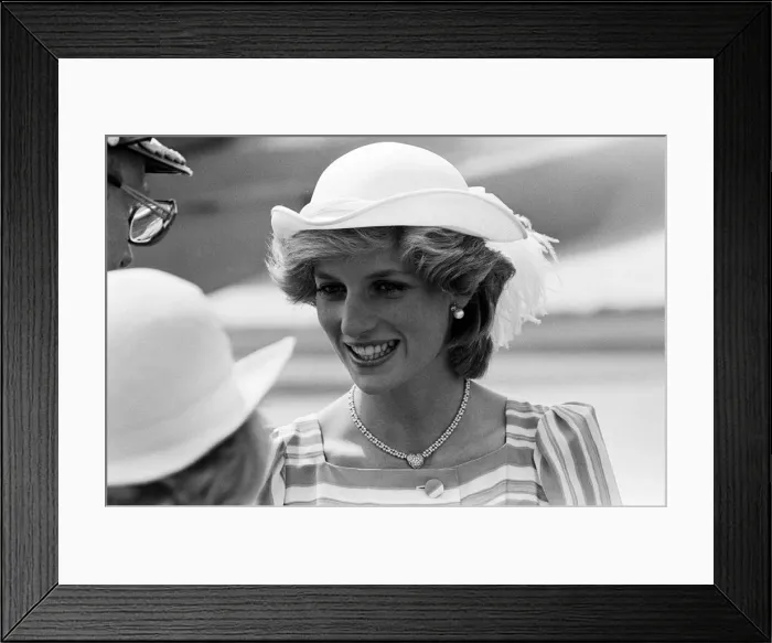 Framed Print : Diana, Princess of Wales in Ottawa, Canada. 15th June 1983 Framed Print : Diana, Princess of Wales in Ottawa, Canada. 15th June 1983
