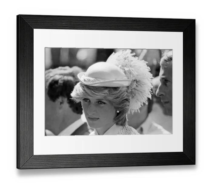 Framed Print : Diana, Princess of Wales visits Prince Edward Island, Canada. June 1983
