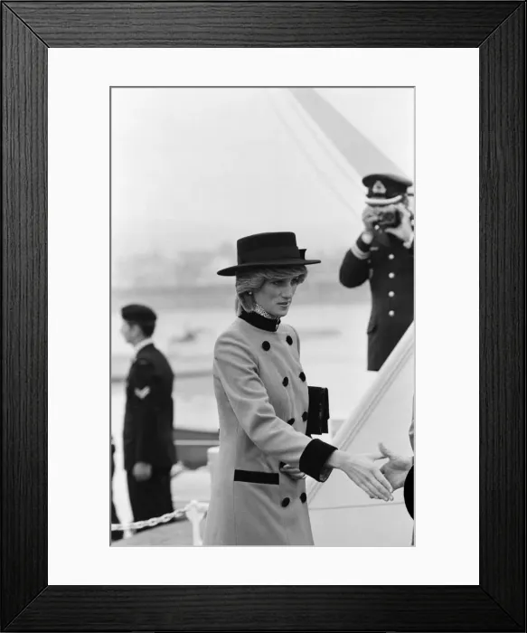 Framed Print : Diana, Princess of Wales visits Prince Edward Island, Canada. June 1983