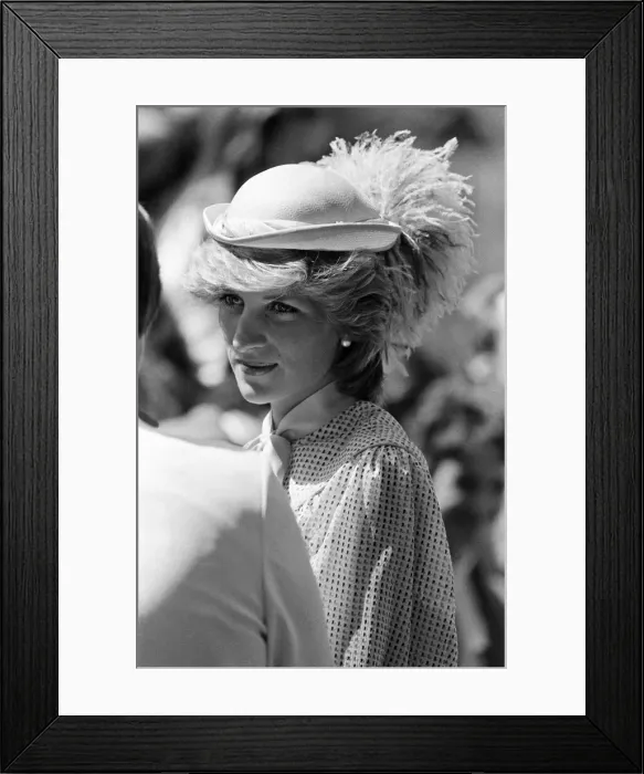 Framed Print : Diana, Princess of Wales visits Prince Edward Island, Canada. June 1983