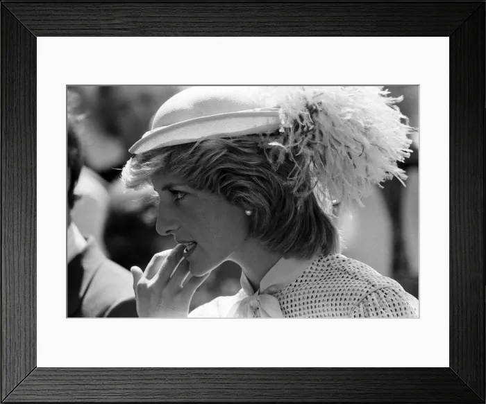 Framed Print : Diana, Princess of Wales visits Prince Edward Island, Canada. June 1983 Framed Print : Diana, Princess of Wales visits Prince Edward Island, Canada. June 1983