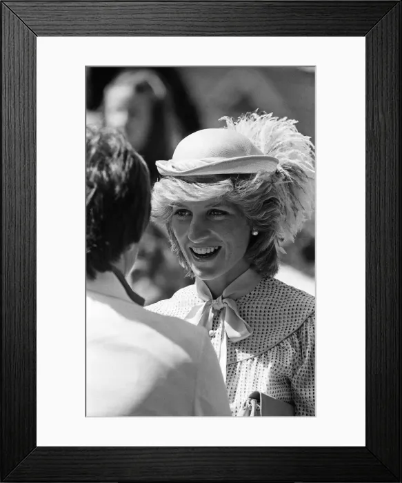 Framed Print : Diana, Princess of Wales visits Prince Edward Island, Canada. June 1983