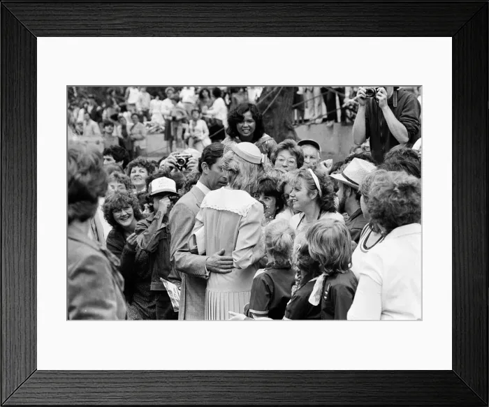 Framed Print : Prince Charles, Prince of Wales and Diana, Princess of Wales visit Prince Edward Island Framed Print : Prince Charles, Prince of Wales and Diana, Princess of Wales visit Prince Edward Island