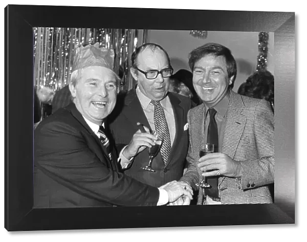 Des O Connor with Morecombe and Wise at Christmas party - December 1982