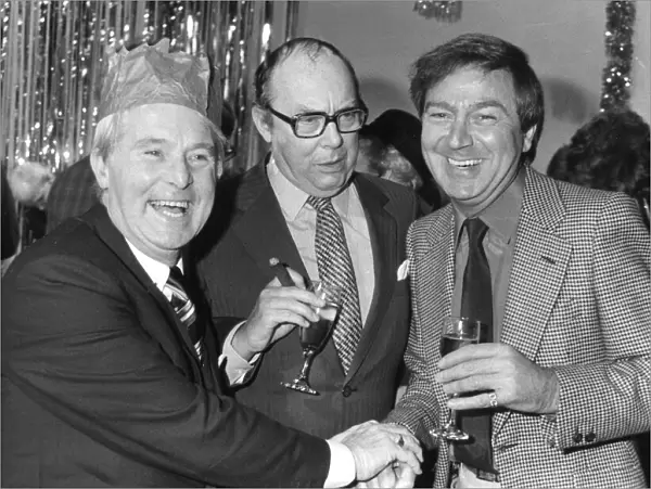 Des O Connor with Morecombe and Wise at Christmas party - December 1982