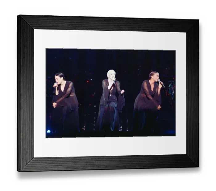 Framed Print : Madonna in concert. The Girlie Show World Tour, Wembley Stadium. 25th September 1993