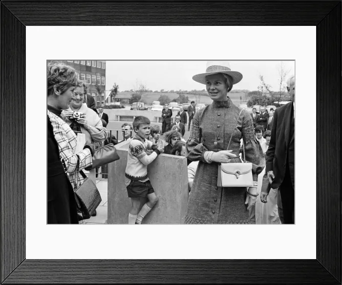 Framed Print : Councillor Philip Bond, Chairman of Skelmersdale and Holland council sits with his Framed Print : Councillor Philip Bond, Chairman of Skelmersdale and Holland council sits with his