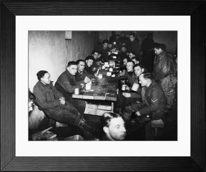 Framed Print : The Suffolk Regiment with the B. E. F. during the Second World War. 15th March 1940 Framed Print : The Suffolk Regiment with the B. E. F. during the Second World War. 15th March 1940
