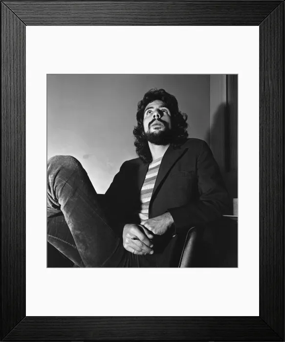 Framed Print : Cat Stevens pictured in the Sunday Mirror offices. 24th July 1970 Framed Print : Cat Stevens pictured in the Sunday Mirror offices. 24th July 1970