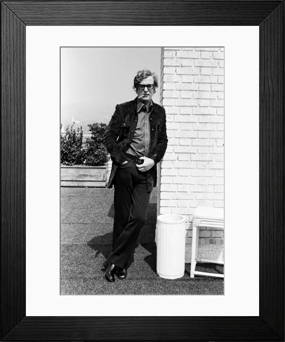Framed Print : Actor Michael Caine. 5th April 1971