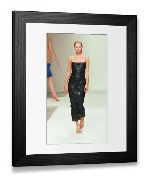 Framed Print : Milan Fashion Week 1997, Narciso Rodriguez Show, Thursday 23rd October 1997, Kate Moss Framed Print : Milan Fashion Week 1997, Narciso Rodriguez Show, Thursday 23rd October 1997, Kate Moss