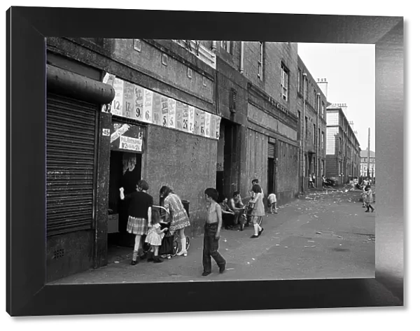 Blackhill area of Glasgow, Scotland. 22nd July 1971
