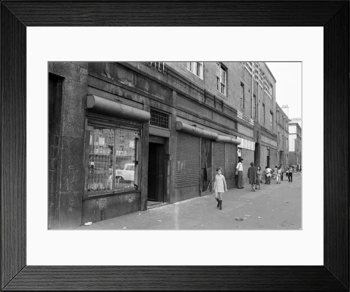 Framed Print : Blackhill area of Glasgow, Scotland. 22nd July 1971