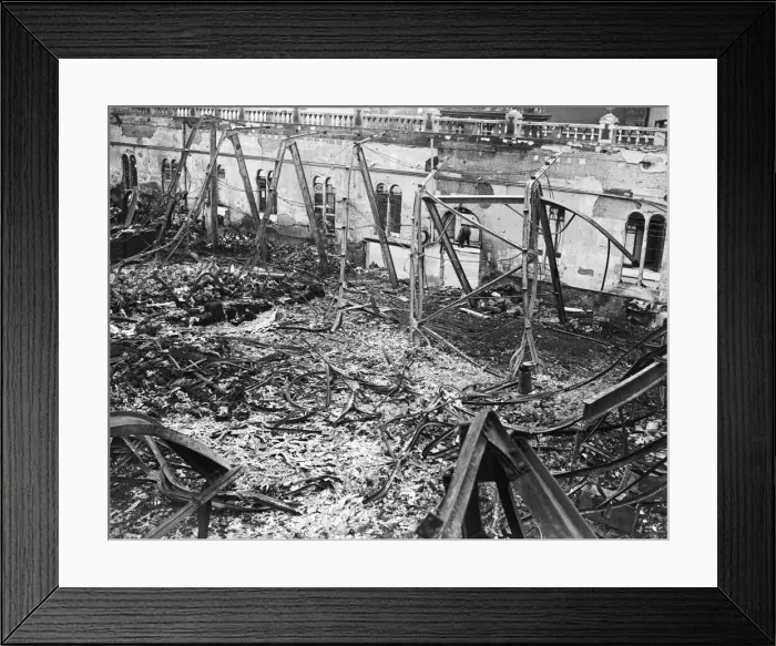 Framed Print : The bomb damaged shell of the Coliseum Theatre, Bristol Framed Print : The bomb damaged shell of the Coliseum Theatre, Bristol