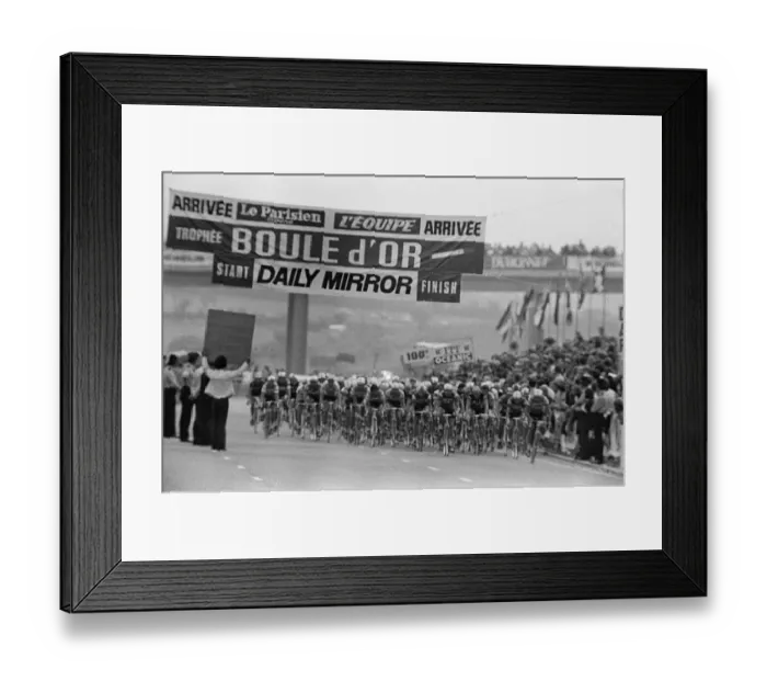 Framed Print : The Plymouth stage of the Tour De France. 29th June 1974 Framed Print : The Plymouth stage of the Tour De France. 29th June 1974