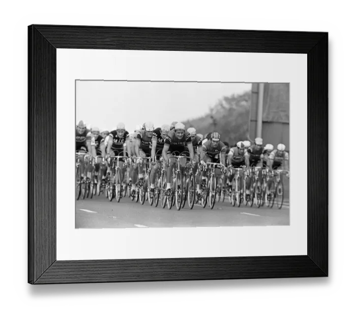 Framed Print : The Plymouth stage of the Tour De France. 29th June 1974