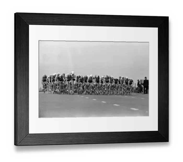 Framed Print : The Plymouth stage of the Tour De France. 29th June 1974 Framed Print : The Plymouth stage of the Tour De France. 29th June 1974