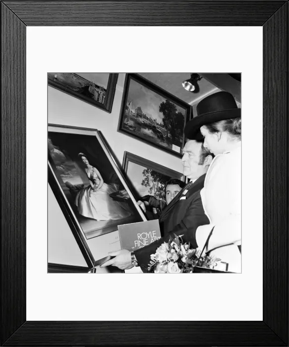 Framed Print : Princess Anne visits a gift fair in Blackpool, Lancashire Framed Print : Princess Anne visits a gift fair in Blackpool, Lancashire