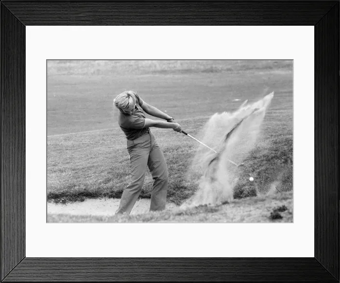Framed Print : Ladies British Open Championship at Southport. Pia Nilsson. 29th July 1982 Framed Print : Ladies British Open Championship at Southport. Pia Nilsson. 29th July 1982