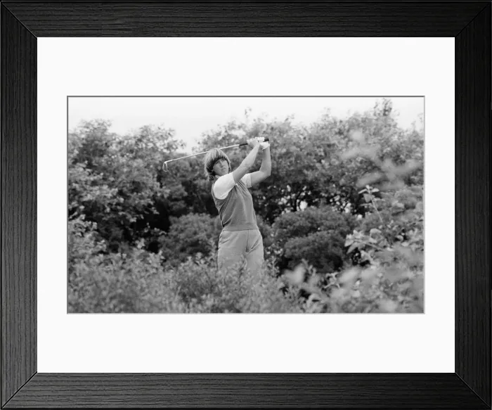 Framed Print : Ladies British Open Championship at Southport. Debbie Massey. 29th July 1982 Framed Print : Ladies British Open Championship at Southport. Debbie Massey. 29th July 1982