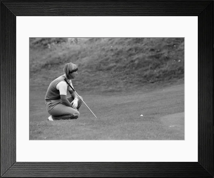 Framed Print : Ladies British Open Championship at Southport. Debbie Massey. 29th July 1982