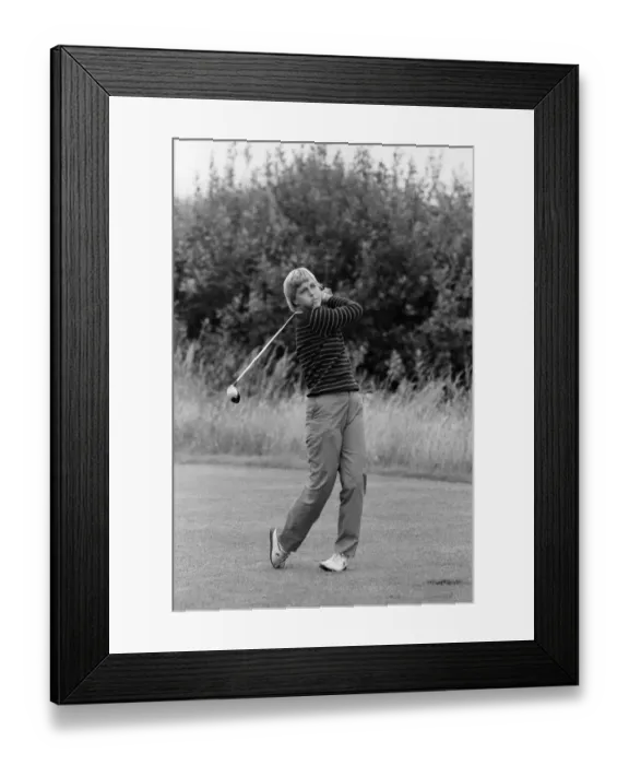Framed Print : Ladies British Open Championship at Southport. Pia Nilsson. 29th July 1982