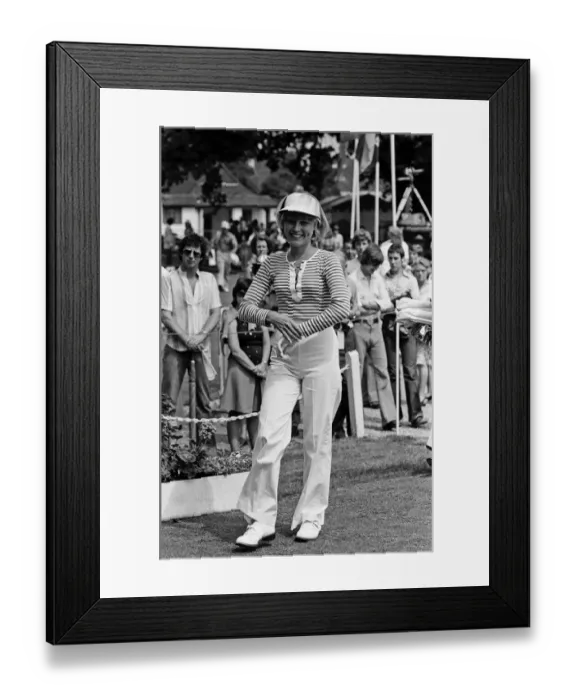 Framed Print : The LPGA Championship Golf at Sunningdale. Laura Baugh of the USA. 3rd August 1977 Framed Print : The LPGA Championship Golf at Sunningdale. Laura Baugh of the USA. 3rd August 1977