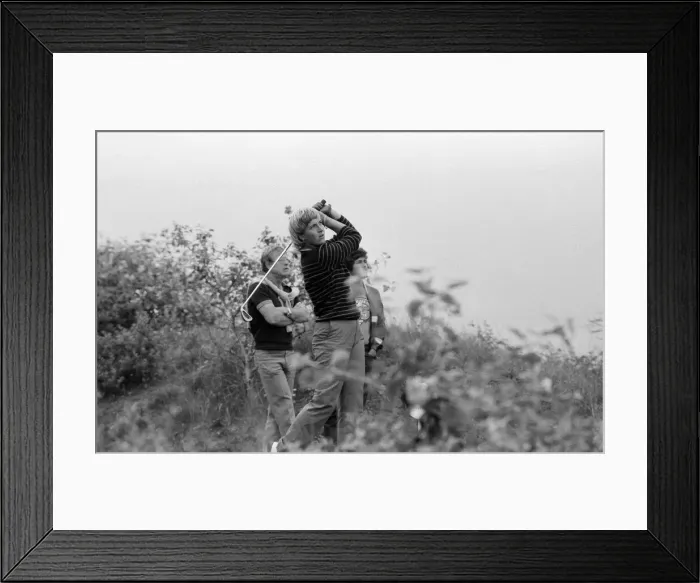 Framed Print : Ladies British Open Championship at Southport. Pia Nilsson. 29th July 1982