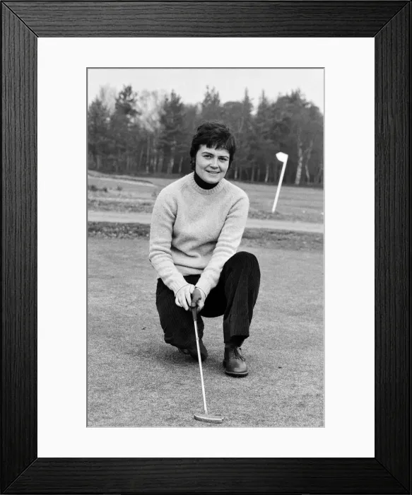 Framed Print : Female golfers during a practise round at the Berkshire Golf Club Framed Print : Female golfers during a practise round at the Berkshire Golf Club