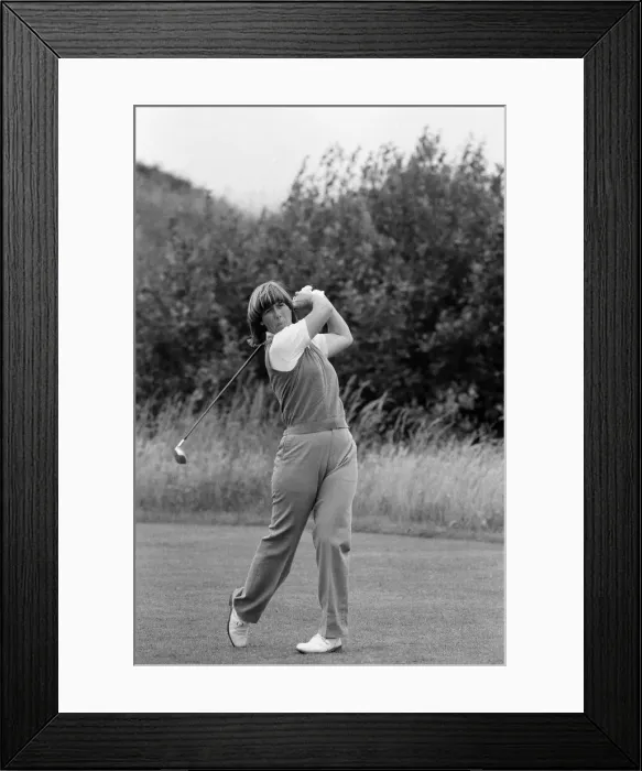 Framed Print : Ladies British Open Championship at Southport. Debbie Massey. 29th July 1982 Framed Print : Ladies British Open Championship at Southport. Debbie Massey. 29th July 1982