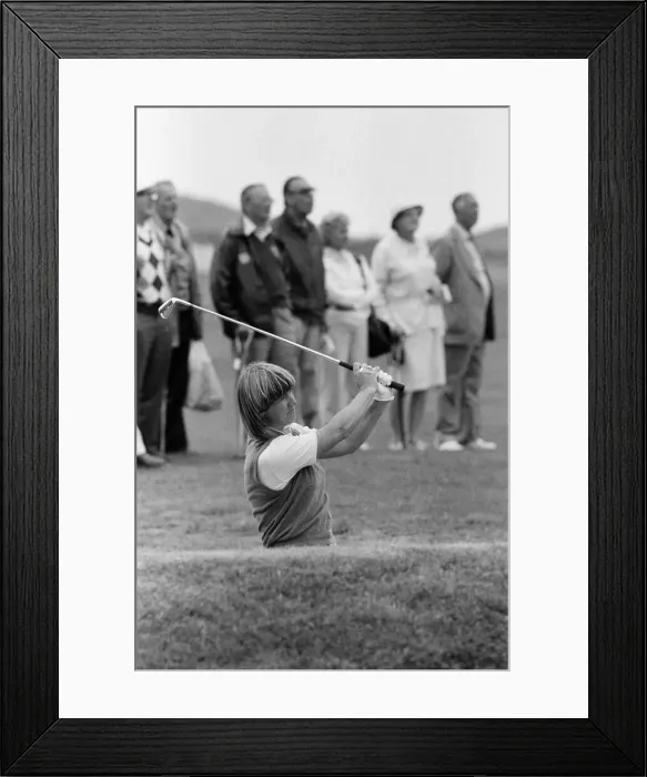 Framed Print : Ladies British Open Championship at Southport. Debbie Massey. 29th July 1982 Framed Print : Ladies British Open Championship at Southport. Debbie Massey. 29th July 1982