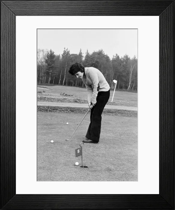 Framed Print : Female golfers during a practise round at the Berkshire Golf Club Framed Print : Female golfers during a practise round at the Berkshire Golf Club