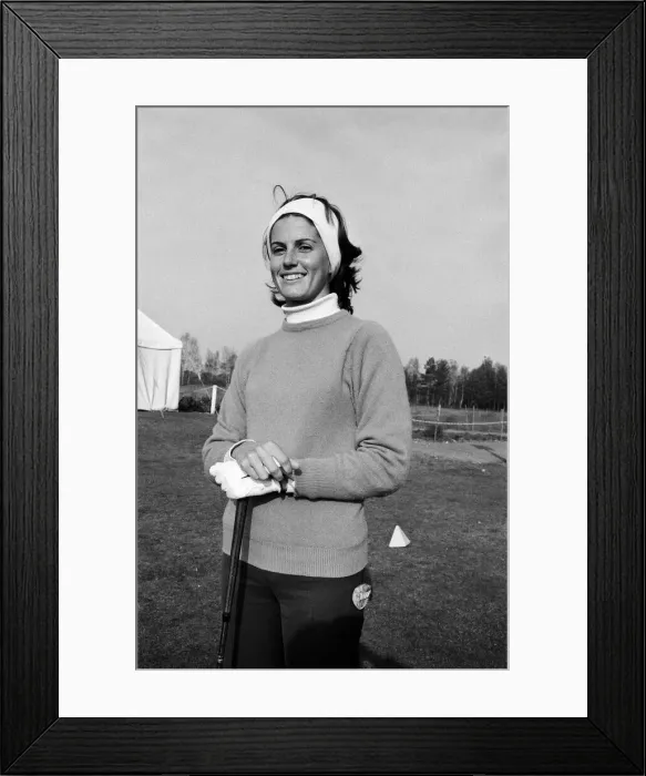 Framed Print : Female golfers during a practise round at the Berkshire Golf Club Framed Print : Female golfers during a practise round at the Berkshire Golf Club