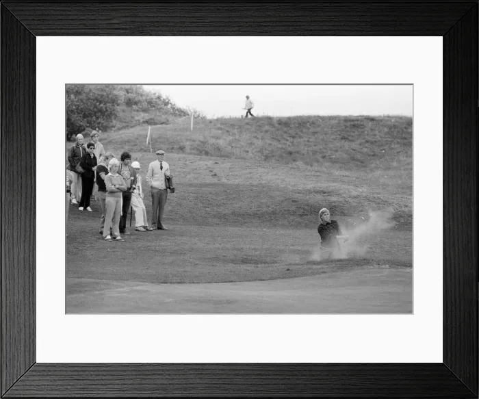 Framed Print : Ladies British Open Championship at Southport. Pia Nilsson. 29th July 1982 Framed Print : Ladies British Open Championship at Southport. Pia Nilsson. 29th July 1982