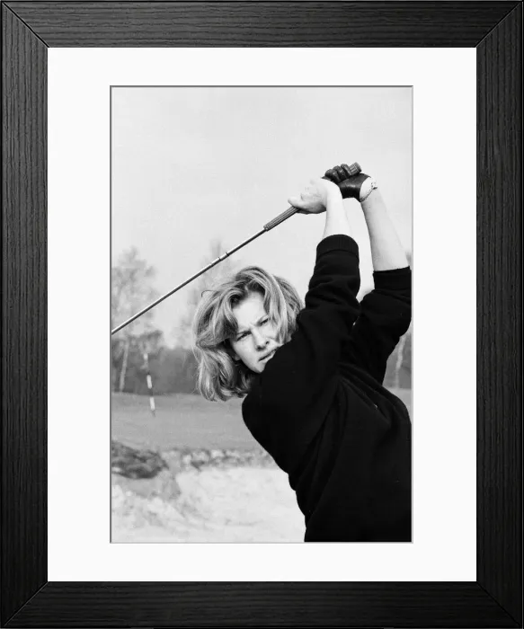 Framed Print : Female golfers during a practise round at the Berkshire Golf Club Framed Print : Female golfers during a practise round at the Berkshire Golf Club